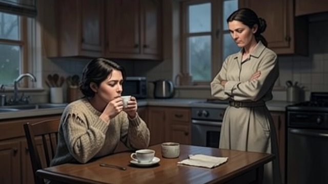 Tea and the House Rules from "American Woman". Tea and the House Rules A Visitor’s Questions Louise Fowler teases Jenny about a man who has asked after her, while Dolly defends her household rules.