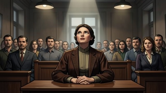 A Courtroom Community from "American Woman". A Courtroom Community Support Arrives Asian American community members fill the courtroom and support Jenny despite her father’s history of distance from them.