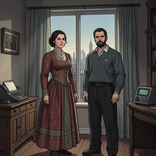 Jenny and Her Father from "American Woman". This flow traces Jenny and Jim Shimada’s difficult relationship across political disagreement, estrangement, and an understated reunion.