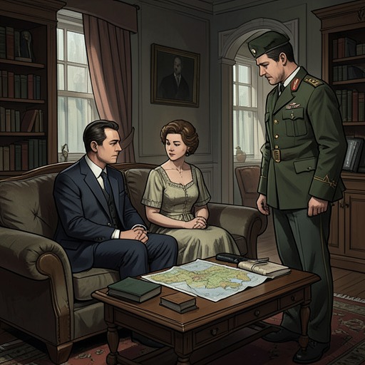 Frazer and Carol’s Marriage from "American Woman". This flow traces the familiar domestic bargain between Rob Frazer and Carol as his rescue mission pulls him away from their shared life.