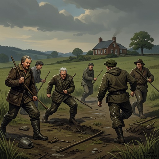 The Meaning of the Farmhouse Training from "American Woman". This flow traces how physical training restores the fugitives’ energy while also reenacting the discipline and group structure they have lost.