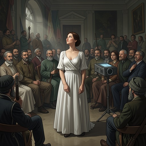 Pauline’s Transformation from "American Woman". This flow traces Pauline’s shift from wealthy captive to public revolutionary figure, then to survivor whose choices remain contested.