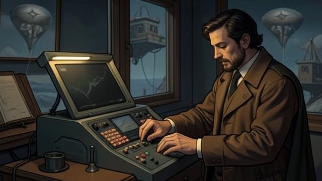 A Machine Used for Escape from "Homunculus". Tools Find New Purposes St. Ives improvises St. Ives learns the alien craft’s controls by observation and careful adjustment.