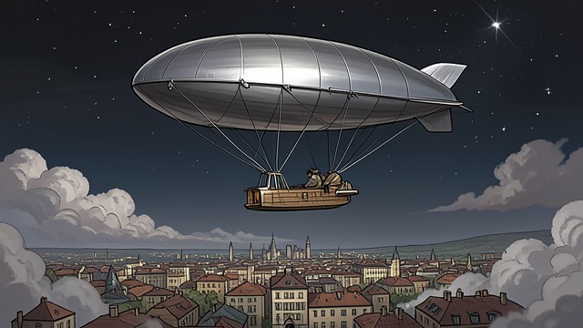The Night Sky Opens from "Homunculus". A Cosmic Passage Over London A city beneath the heavens The opening moves from clouds over Britain to the streets of London, where a dirigible drifts above the…