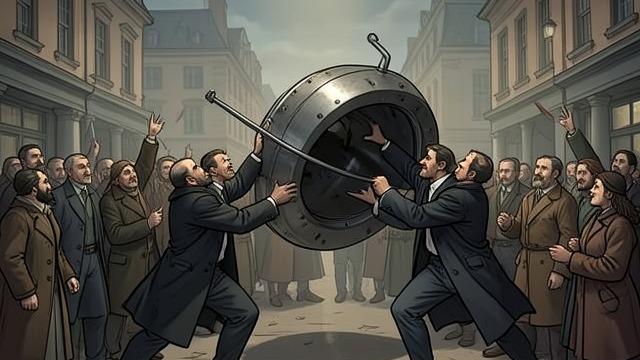 The Heath Contest from "Homunculus". A Prize in the Open Rivals collide Drake, Pule, Godall, Jack, and Shiloh all converge on the boxes as the crowd surges around Birdlip’s dirigible.