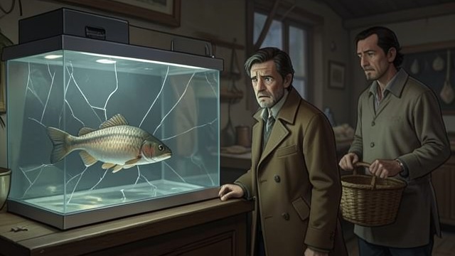 The Search for Fresh Fish from "Homunculus". Supply Under Pressure A failed first attempt The carp stolen from the oceanarium is badly injured, leaving Narbondo short of the ingredient he wants.