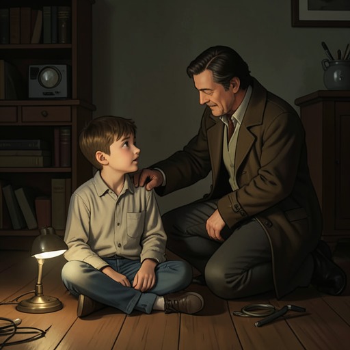 Keeble’s Care for Jack from "Homunculus". Keeble’s years of guardianship turn Sebastian’s tragic legacy into a protective and affectionate bond with Jack.