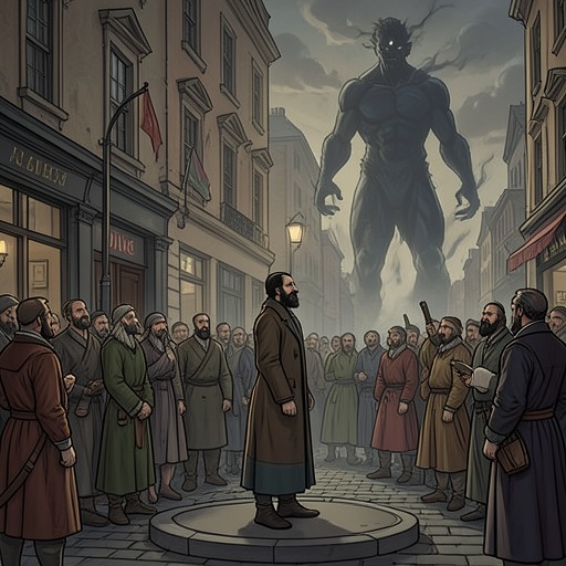 Shiloh Against the City from "Homunculus". Shiloh’s campaign to turn London toward his supposed apocalypse grows from street preaching into coercion and public failure.