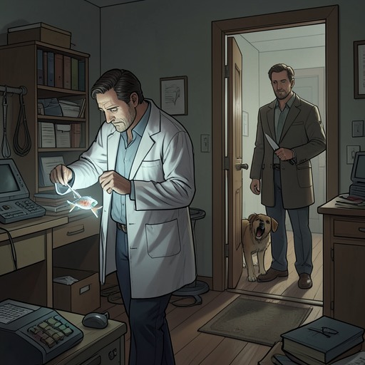 The Carp-Gland Search from "Homunculus". Narbondo’s dependence on fresh carp glands turns his resurrection experiments into a sequence of thefts, failures, and improvised bargains.