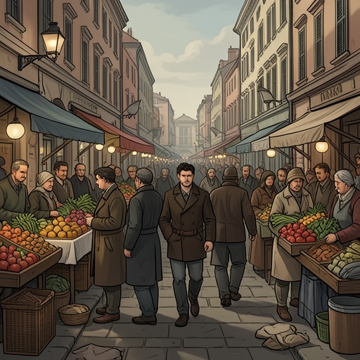 The City’s Working Poor from "Homunculus". Street vendors, costermongers, and laborers surround the conspiracies, shaping the novel’s comic texture and its view of social vulnerability.