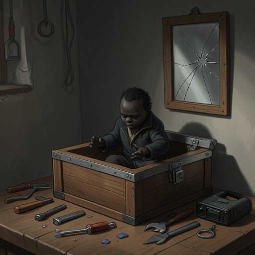The Box and Its Prisoner from "Homunculus". The Homunculus’s confinement makes its power an object of greed, mistaken identity, and finally release.