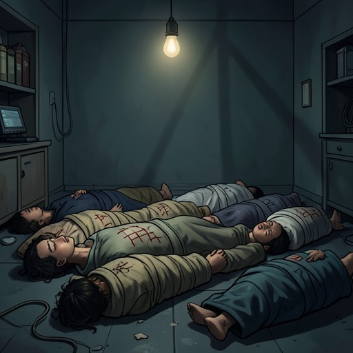 Narbondo’s Forgotten Victims from "Homunculus". The bodies Narbondo treats as experimental material return as evidence of crimes and as a threat to everyone in his hidden world.