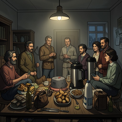 The Club Against the Conspirators from "Homunculus". The Trismegistus Club grows from a loose gathering into a cooperative defense against Drake, Narbondo, and Shiloh.