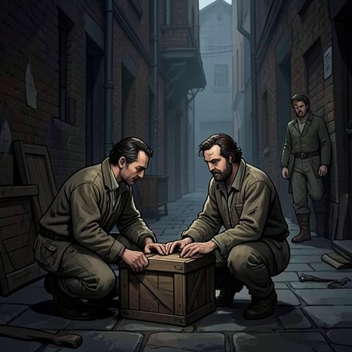 August Gerner’s Burglary Partnership from "Berlin Alexanderplatz". August Gerner and Gusti are drawn from anxious tenants into a burglary operation that briefly promises independence but ends in arrest and exposure.