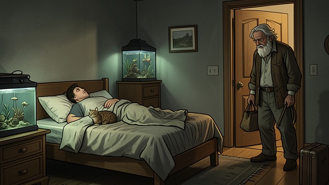 A Chaotic New Home from "A Killer’s Mind". A Household Already in Motion A rough landing Tatum Gray wakes to his cat Freckle looming over him and tumbles out of bed before recognizing the threat as…
