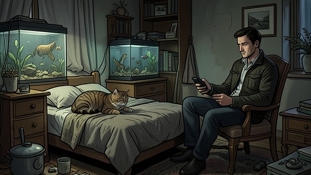 The Cat and the Fish from "A Killer’s Mind". A Domestic Arrangement Unravels Instructions ignored While away on the Chicago case, Tatum receives a run of messages from Marvin about Freckle.