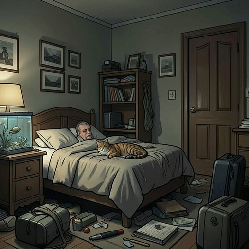 Tatum’s Unruly Household from "A Killer’s Mind". This thread follows Tatum Gray’s comic struggle to manage his grandfather, his hostile cat, and the unexpected responsibilities of a fish while his work takes…