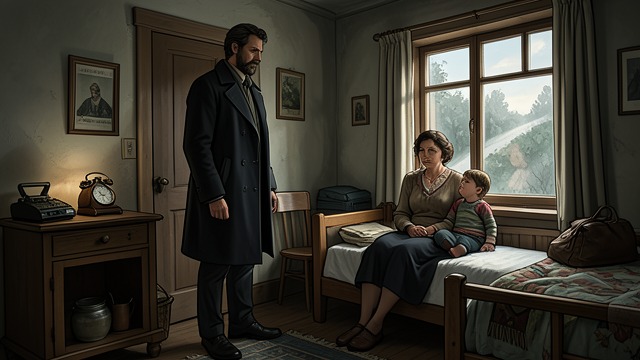 The Painter Arrives from "Promise at Dawn". The Painter Arrives A long-staying guest Josef Zaremba arrives at Hôtel-Pension Mermonts for a short visit and stays for a year.