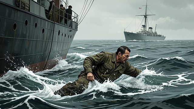 Swimming to the Tricolor from "Promise at Dawn". Swimming to the Tricolor Anger at the Allies News of the attack on the French fleet at Mers-el-Kébir fills the narrator with rage.