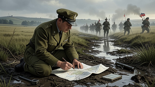 The Front Breaks from "Promise at Dawn". The Front Breaks Defeat advances German forces move quickly through France, while the narrator initially expects a counterstroke.