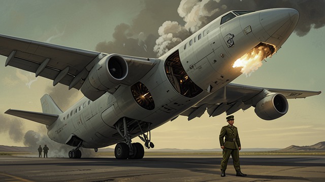 The Den-55 Attempt from "Promise at Dawn". The Den-55 Attempt A plan to fly out The narrator and three fellow sergeants prepare to take a new aircraft to England.