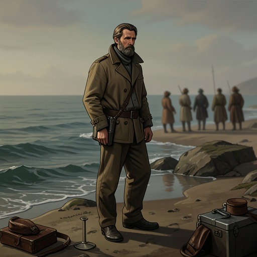 The Dead Who Remain Beside Him from "Promise at Dawn". This thread follows the narrator’s grief for wartime comrades and the way their absence becomes a continuing form of companionship.