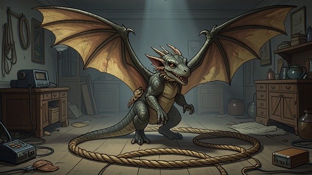 Movement Without Permission from "My Father's Dragon". The Restraint Removed A first free movement Baby Dragon races in circles, then carries Elmer away without the animals directing his path.