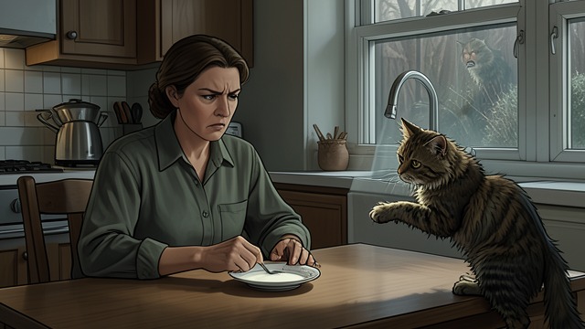 The Secret Saucer from "My Father's Dragon". Care Kept Quiet Persistence Elmer secretly brings Old Alley Cat a saucer of milk each day.