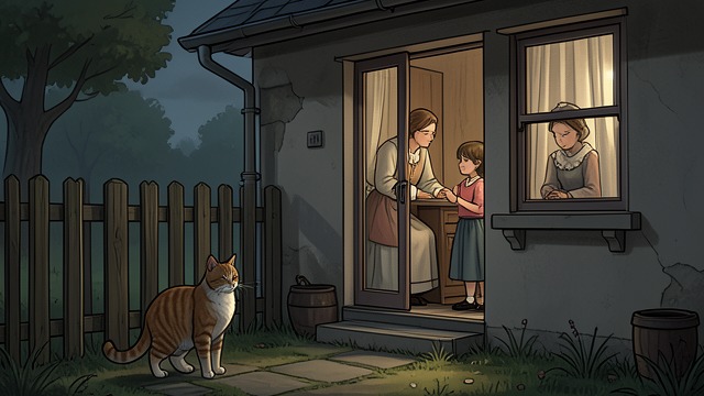 Home Withheld from "My Father's Dragon". The Limits of Welcome Rejection Elmer’s mother refuses to feed Old Alley Cat and later drives her out.