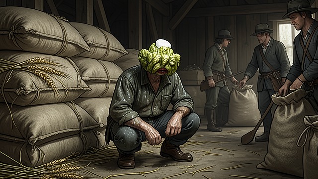 The Wheat Hold from "My Father's Dragon". Stowing Away Concealment Elmer hides among wheat bags to avoid being sent home. At Cranberry, he slips into a labeled grain sack when sailors begin unloading.
