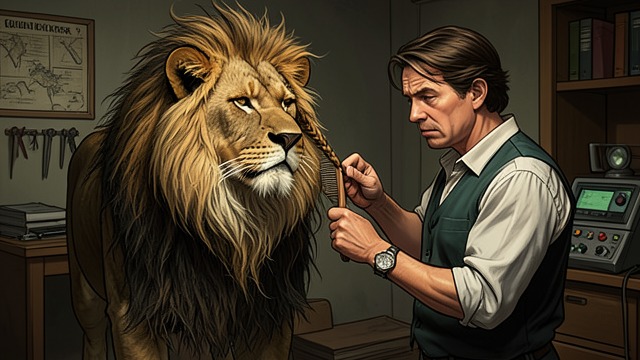 Lion’s Fear of Judgment from "My Father's Dragon". A Mane and an Allowance A personal worry Lion fears that his mother will see his messy mane and stop his allowance.