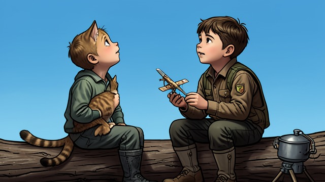 A Child’s Wish from "My Father's Dragon". The Dream of Flight A private ambition Elmer tells Old Alley Cat that he hopes to own an airplane and fly wherever he wishes.