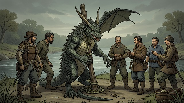 A Body Put to Work from "My Father's Dragon". Ability Claimed by Others The animals’ plan The animals tie Baby Dragon to a stake and imagine using his flight to solve their crossing problem.