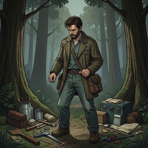 Elmer’s Inventive Escapes from "My Father's Dragon". This flow traces how Elmer repeatedly converts ordinary supplies into solutions that turn predatory encounters into opportunities to move forward.