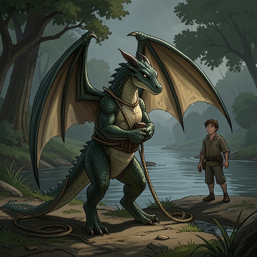 The Captive Dragon’s Story from "My Father's Dragon". This flow follows Baby Dragon from capture and exploitation to release, renewed movement, and a new bond with his rescuer.