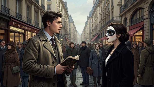 A New Recruit from "Cyrano de Bergerac". A New Recruit Arrival in Paris Christian has spent fewer than twenty days in Paris and is about to join the Guards cadets.
