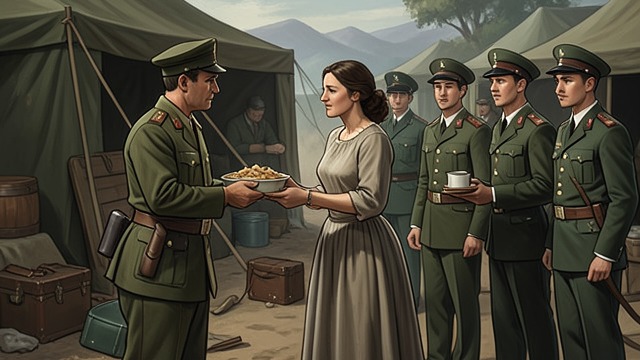 A Widow at Arras from "Cyrano de Bergerac". A Widow at Arras Love followed into danger Roxane crosses the Spanish lines and arrives at the camp, bringing food to the starving cadets.