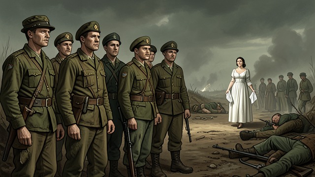 The Final Stand from "Cyrano de Bergerac". The Final Stand The position collapses Christian is killed and the cadets are driven back, but Cyrano rallies the survivors around Roxane’s handkerchief.