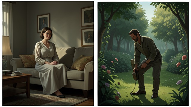 Parallel Play from "How to Change Your Mind". Together but Separate Different inner worlds Once Judith feels safe indoors, she wants to explore her visual experience alone.