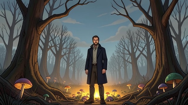 The Messenger’s Burden from "How to Change Your Mind". Serving a Mycological Vision A worldview of connection Stamets interprets fungal networks as intelligent and sees psilocybin as a message from nature.