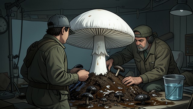 Repairing Damaged Places from "How to Change Your Mind". Fungi at Work A demonstration Stamets describes using oyster mushrooms on petroleum-contaminated waste.
