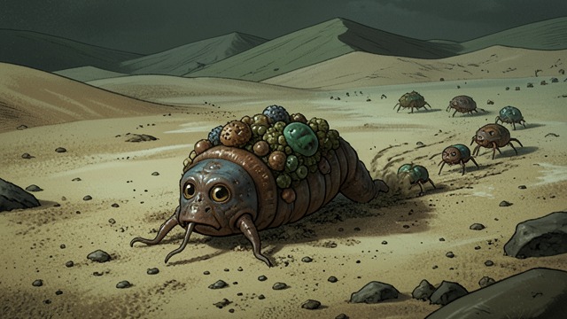 The Worms Carry Other Life from "The Swarm". Symbiosis in Motion One organism carries another Worms transport microbes into hydrates, changing the seabed from within.