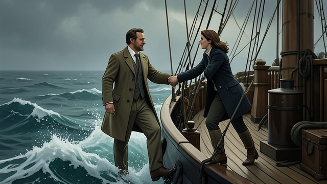 Anawak Chooses the Living from "The Swarm". A Promise in the Wreckage Rescue and a possible future Anawak searches for Crowe amid the sinking ship and saves her from the flooded vessel.