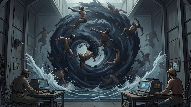 The Well-Deck Test Goes Wrong from "The Swarm". Exposure and Chaos The containment breach The Yrr enter the well deck before Li’s operation can proceed as planned.