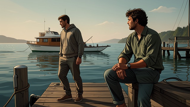 The Boat on the Lake from "The Swarm". A Near-Miss Honest restraint Johanson and Lund nearly become lovers, then recognize that she is truly in love with Kare.