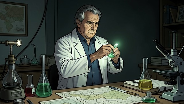 Li’s Weapon Plan from "The Swarm". Trust Is Tested A secret beyond consultation Li pursues Rubin’s radioactive pheromone weapon without sharing its risks with the wider team.