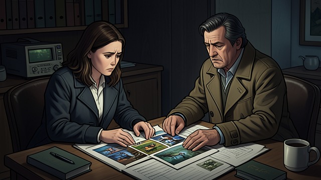 Working Together After the Attack from "The Swarm". Grief Creates Partnership A new working relationship Crowe assists Anawak in analyzing whale-attack footage and satellite data after Stringer’s death.