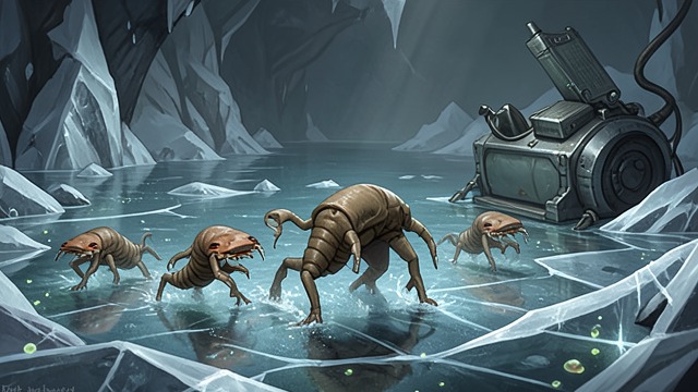 微生物改变平衡,《群》中的场景。微小生物,巨大影响 甲烷沿着生物途径迁移 蠕虫将微生物群落带入水合物层,微生物在那里改变水合物的结构。 这些后果并非源于一次戏剧性的干预,而是通过反馈逐渐显现。