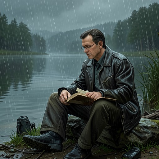 Johanson and the Home by the Lake from "The Swarm". Johanson’s longing for control and solitude is complicated by friendship, loss, and his growing obligation to act in a world he cannot master.
