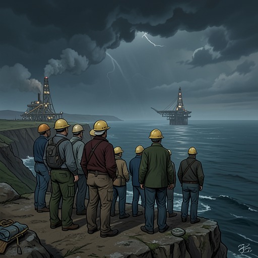 The Hidden Cost of Oil from "The Swarm". The push to exploit deep-sea resources exposes how corporate ambition, concealed risks, and ecological ignorance help set the catastrophe in motion.